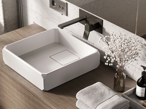 KEPLERO 1 -2 - Countertop square washbasin _ MOMA Design